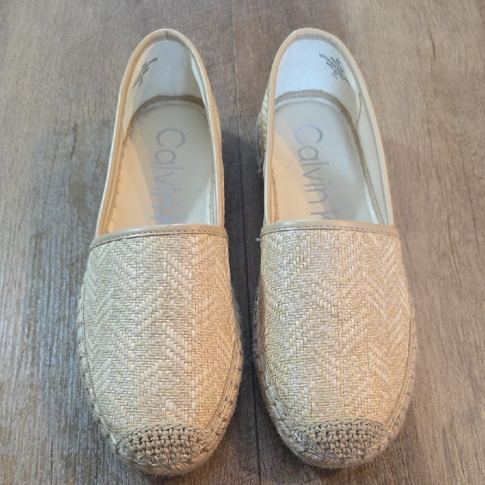 Calvin Klein Padona Espadrille Loafers. Size 8